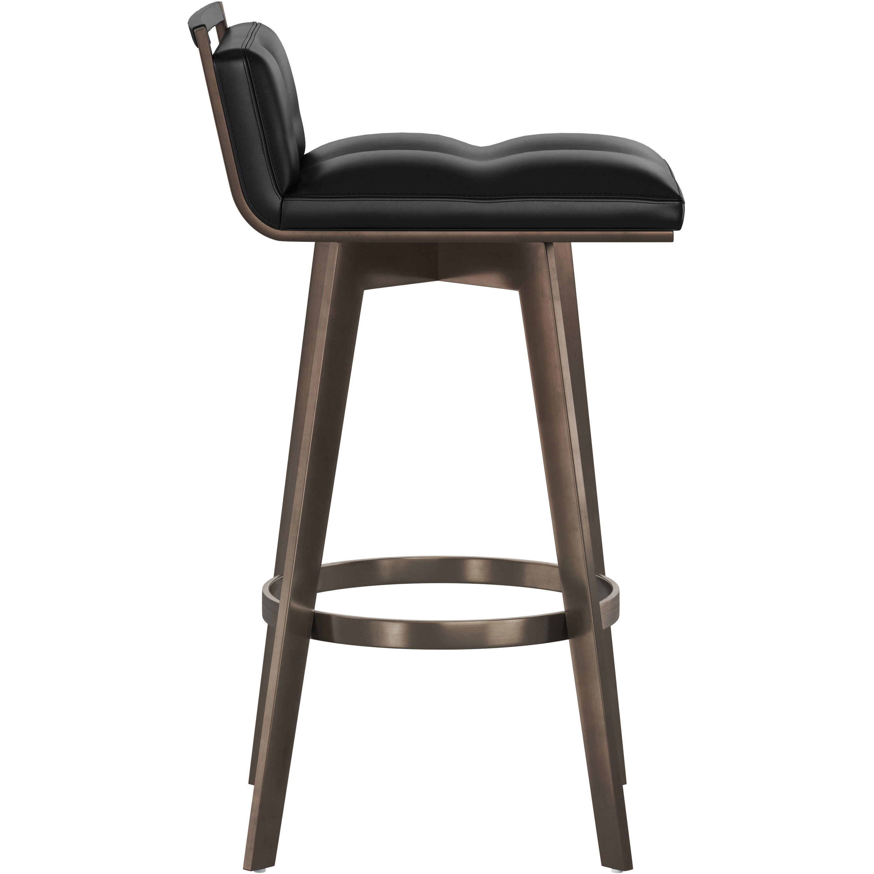 Arizona 35.75 inch Bravo Black Swivel Barstool